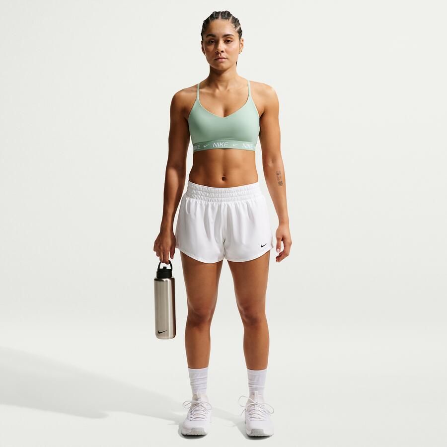 Nike Indy Light Support padded verstelbare sport-bh Groen - Foto 3