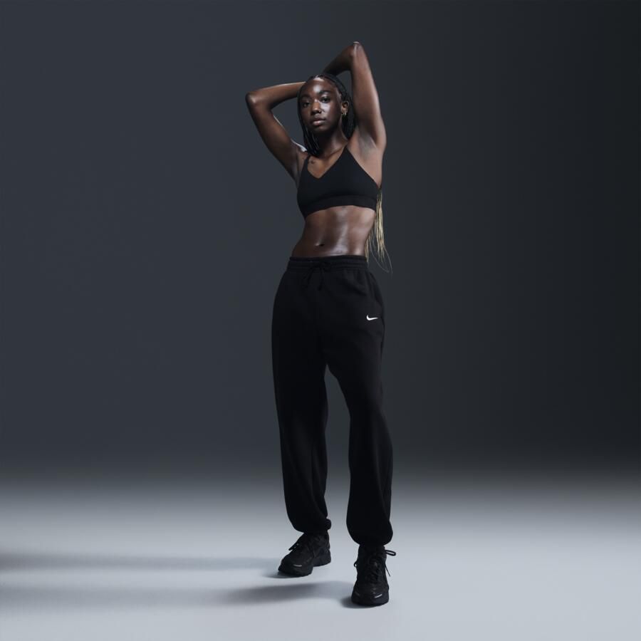 Nike Indy Light Support padded verstelbare sport-bh Zwart - Foto 2