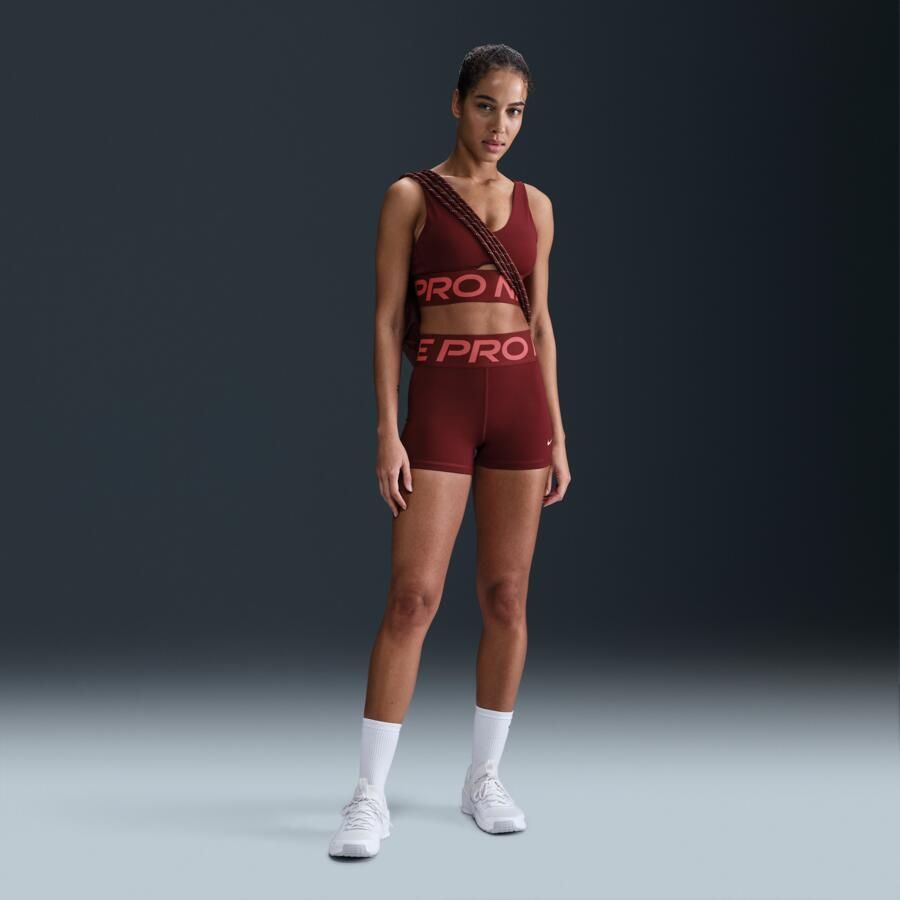 Nike Indy Plunge padded sport-bh met medium ondersteuning Rood - Foto 2