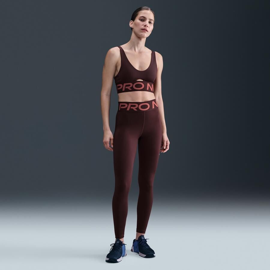 Nike Indy Plunge padded sport-bh met medium ondersteuning Rood - Foto 3