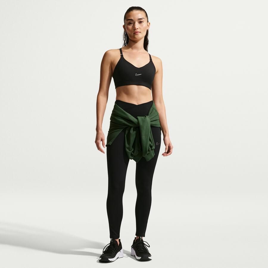 Nike Indy verstelbare padded sport-bh met lichte ondersteuning Zwart - Foto 2