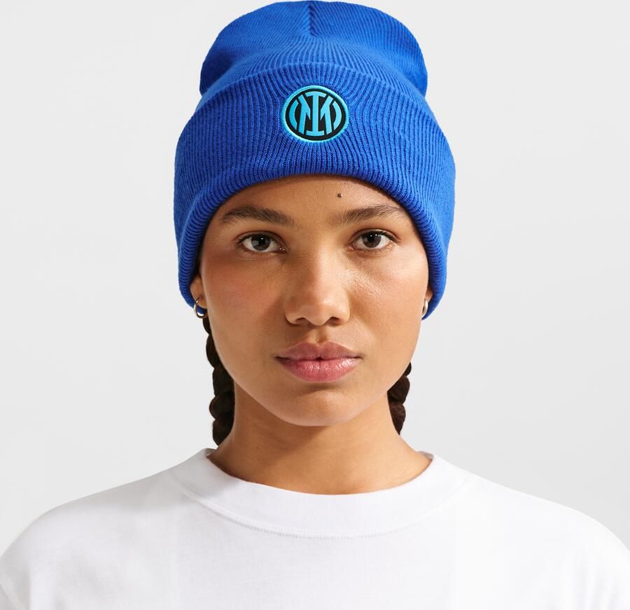 Nike Inter F.C. Peak beanie Blauw - Foto 4