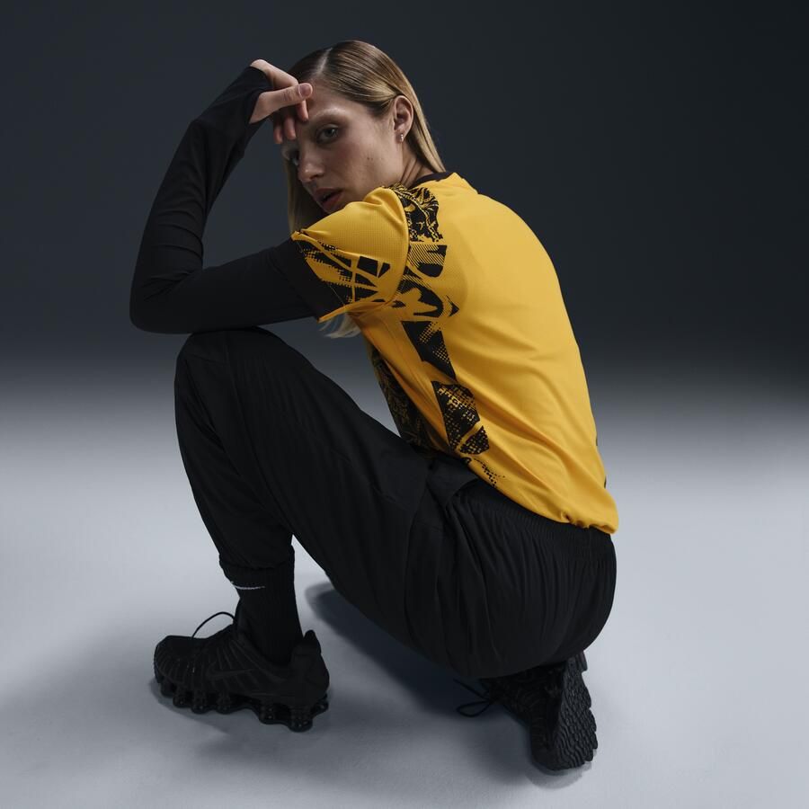 Nike Inter Milan 2024 25 Stadium Derde Dri-FIT replicavoetbalshirt voor dames Geel - Foto 4