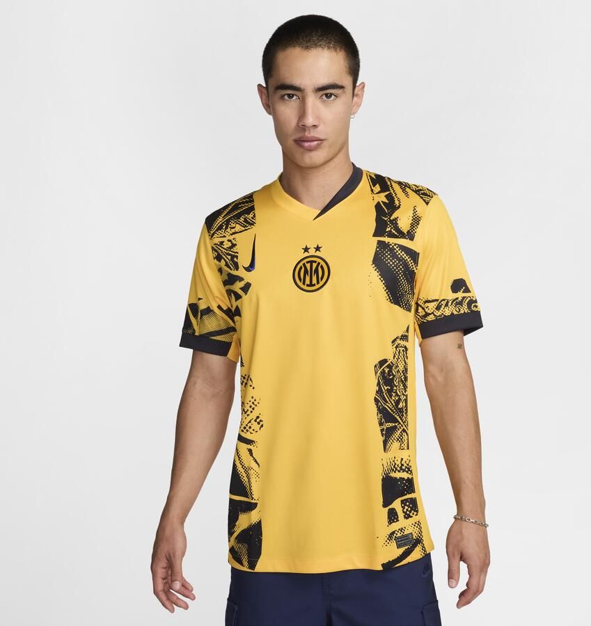 Nike Inter Milan 2024 25 Stadium Derde Dri-FIT replicavoetbalshirt voor heren Geel - Foto 3
