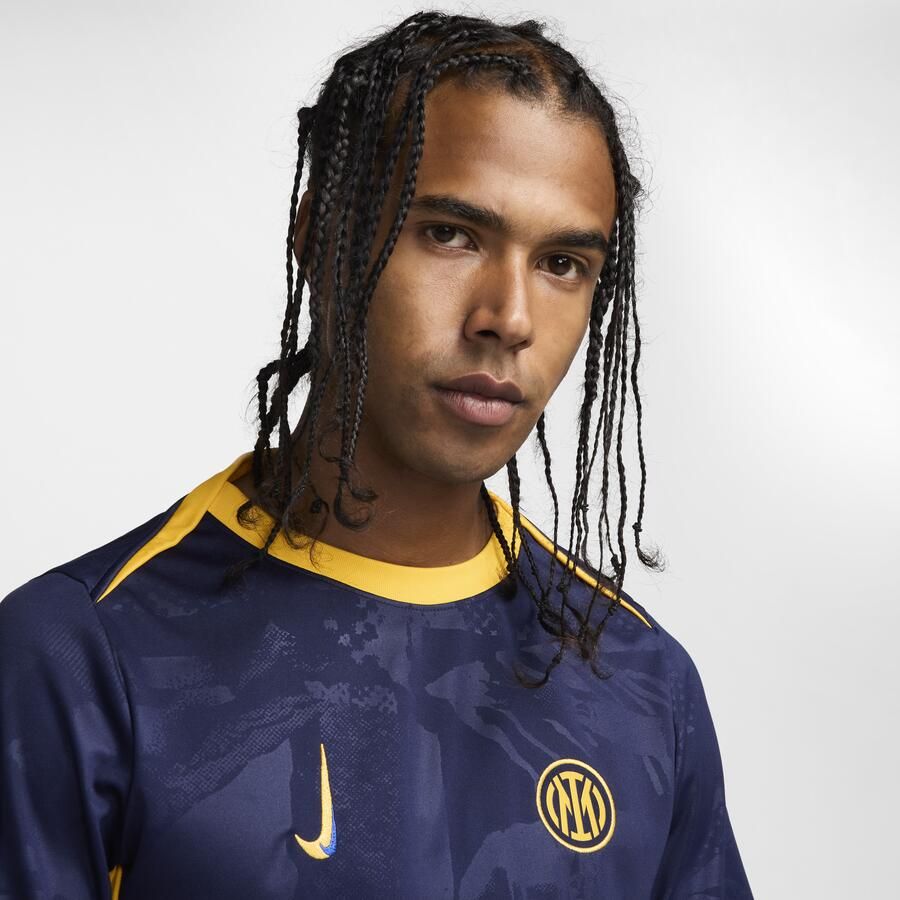 Nike Inter Milan Academy Pro Derde Dri-FIT warming-uptop voor heren Blauw