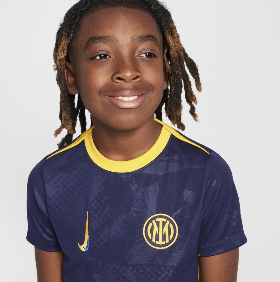 Nike Inter Milan Academy Pro Derde Dri-FIT warming-uptop voor kids Blauw - Foto 3