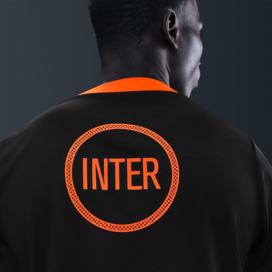 Nike Inter Milan Academy Pro Derde Total 90 Dri-FIT voetbalwarming-uptop voor heren Zwart