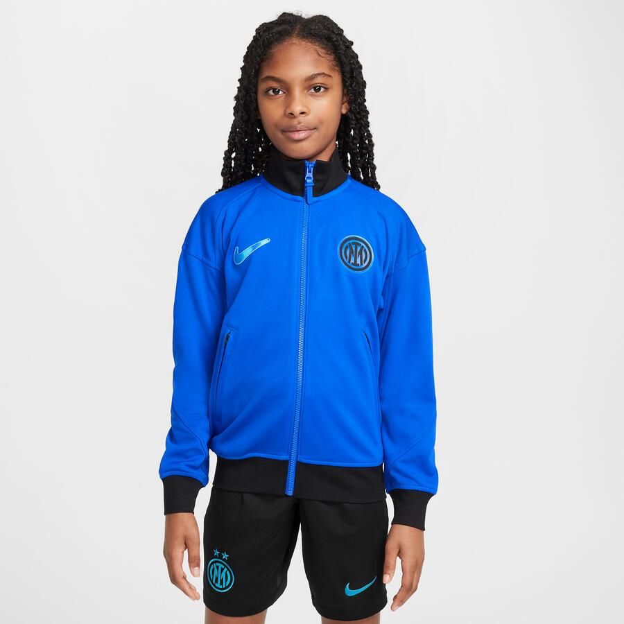 Nike Inter Milan Academy Pro Dri-FIT Anthem voetbaljack voor kids Blauw - Foto 4