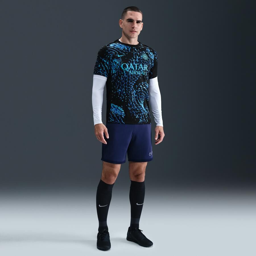 Nike Inter Milan Academy Pro Dri-FIT warming-up voetbalshirt met korte mouwen voor heren Blauw - Foto 3