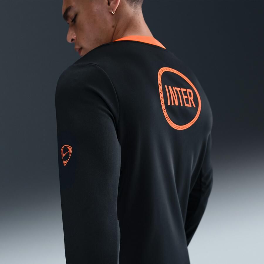 Nike Inter Milan Academy Pro Third Dri-FIT Total 90 warming-uptop met lange mouwen voor heren Zwart