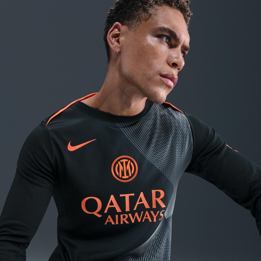 Nike Inter Milan Academy Pro Third Dri-FIT Total 90 warming-uptop met lange mouwen voor heren Zwart - Foto 2