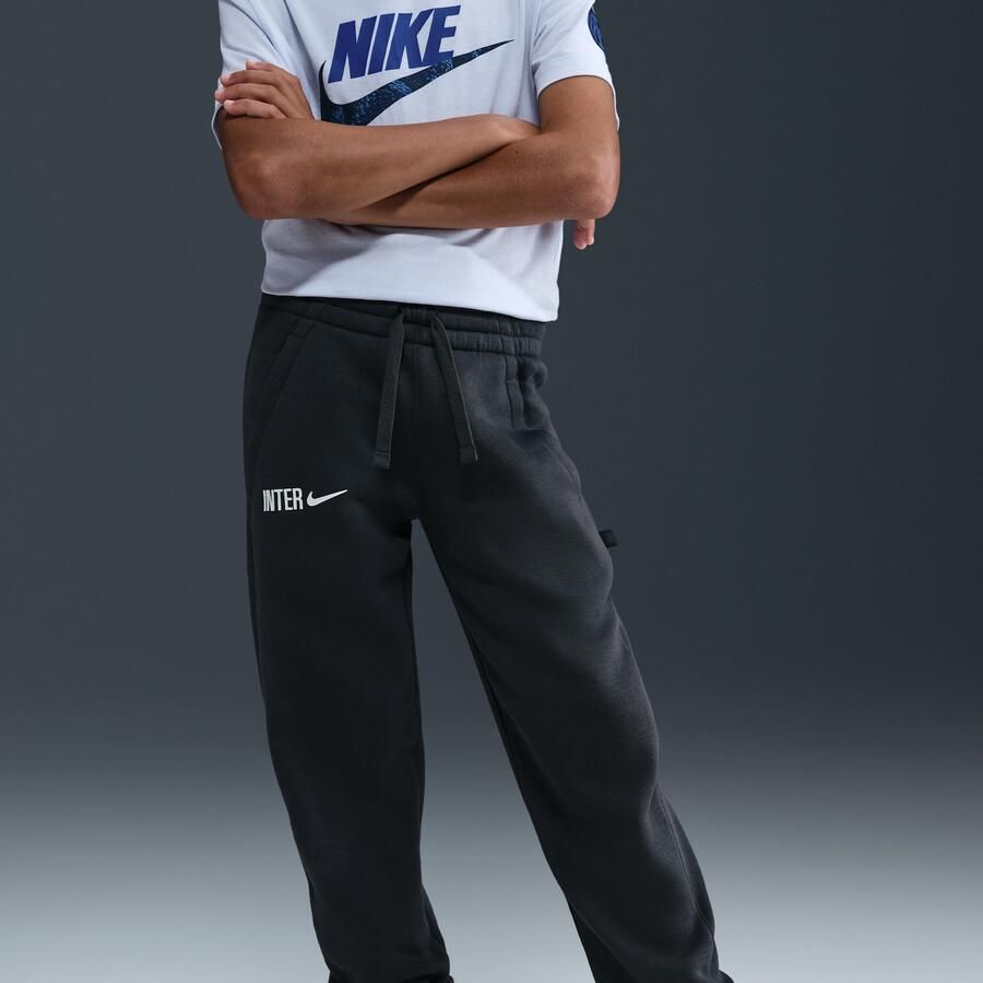 Nike Inter Milan Club Fleece voetbaljoggingbroek voor kids Grijs