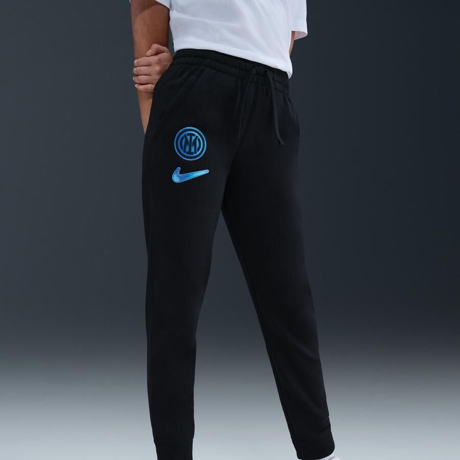 Nike Inter Milan Club voetbaljoggingbroek voor jongens Zwart