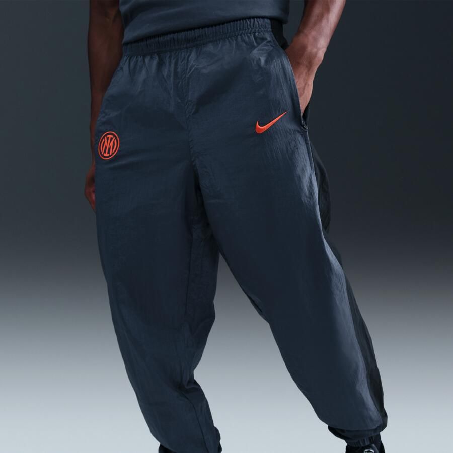 Nike Inter Milan Derde Total 90 geweven voetbaltrainingsbroek voor heren Blauw
