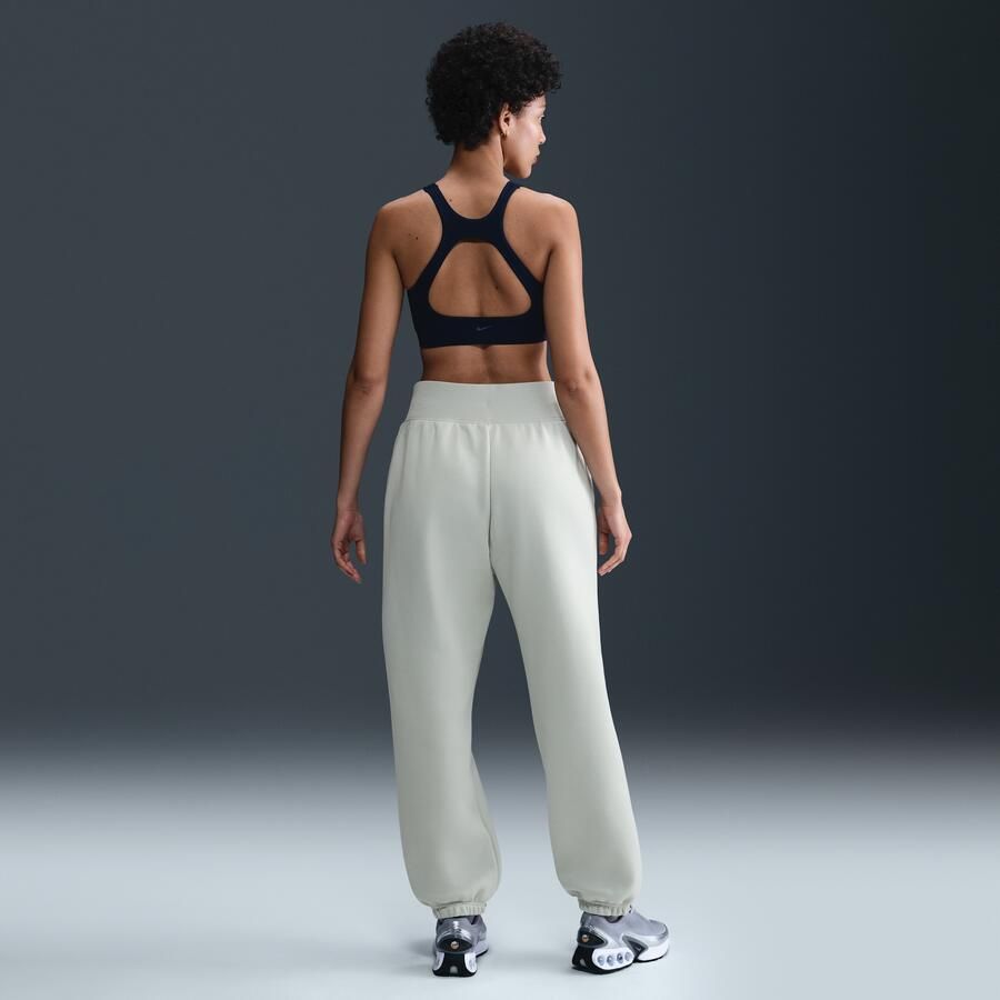 Nike Inter Milan Phoenix Fleece oversized voetbalbroek met hoge taille voor dames Grijs - Foto 3