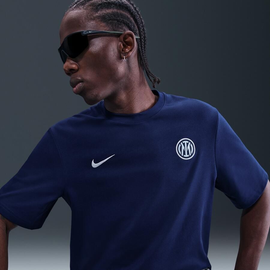 Nike Inter Milan Primary Dri-FIT voetbaltop met korte mouwen voor heren Blauw - Foto 2