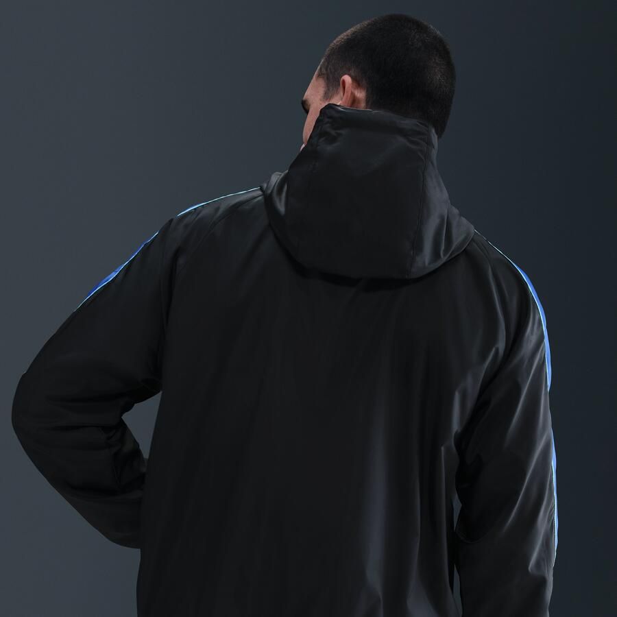 Nike Inter Milan Sport Essentials geweven voetbaltrainingspak met capuchon voor heren Zwart - Foto 2