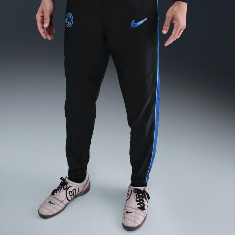 Nike Inter Milan Sport Essentials geweven voetbaltrainingspak met capuchon voor heren Zwart - Foto 3