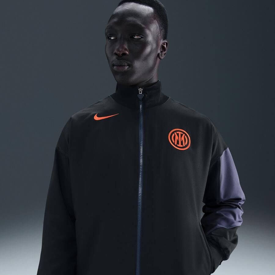 Nike Inter Milan Strike Derde Total 90 Anthem voetbaltrainingsjack met Dri-FIT voor heren Zwart - Foto 4