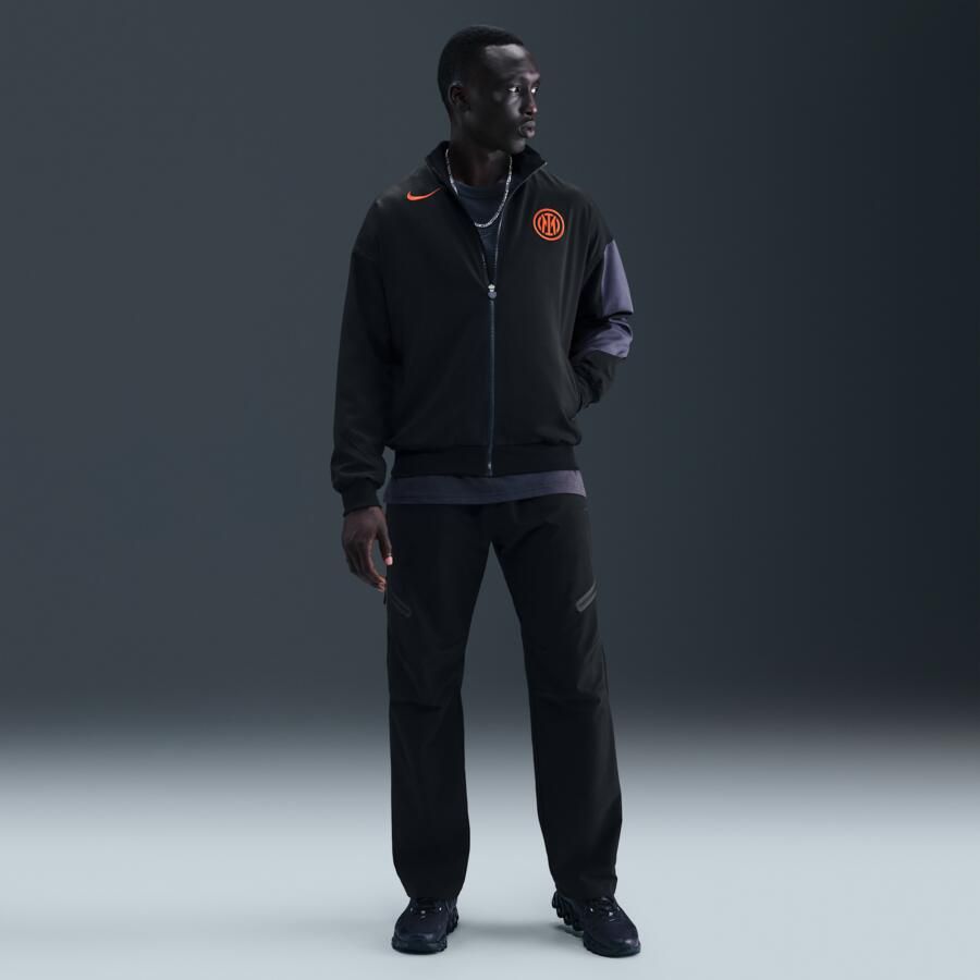 Nike Inter Milan Strike Derde Total 90 Anthem voetbaltrainingsjack met Dri-FIT voor heren Zwart - Foto 3