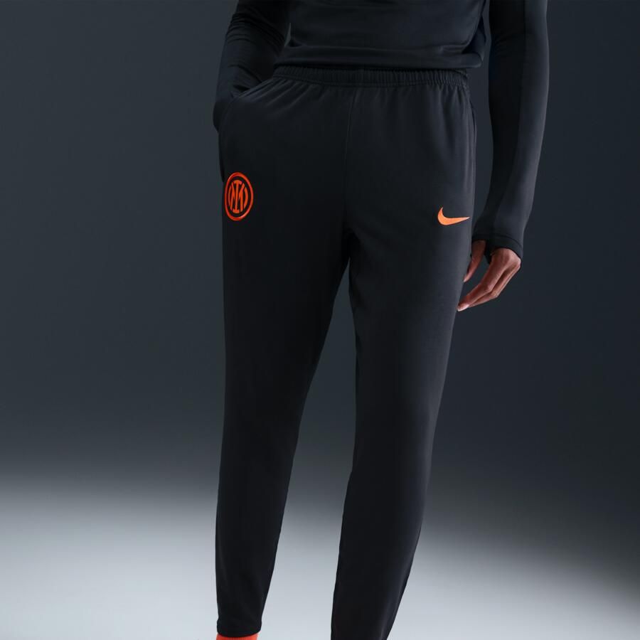 Nike Inter Milan Strike Derde Total 90 knit voetbalbroek met Dri-FIT voor heren Zwart
