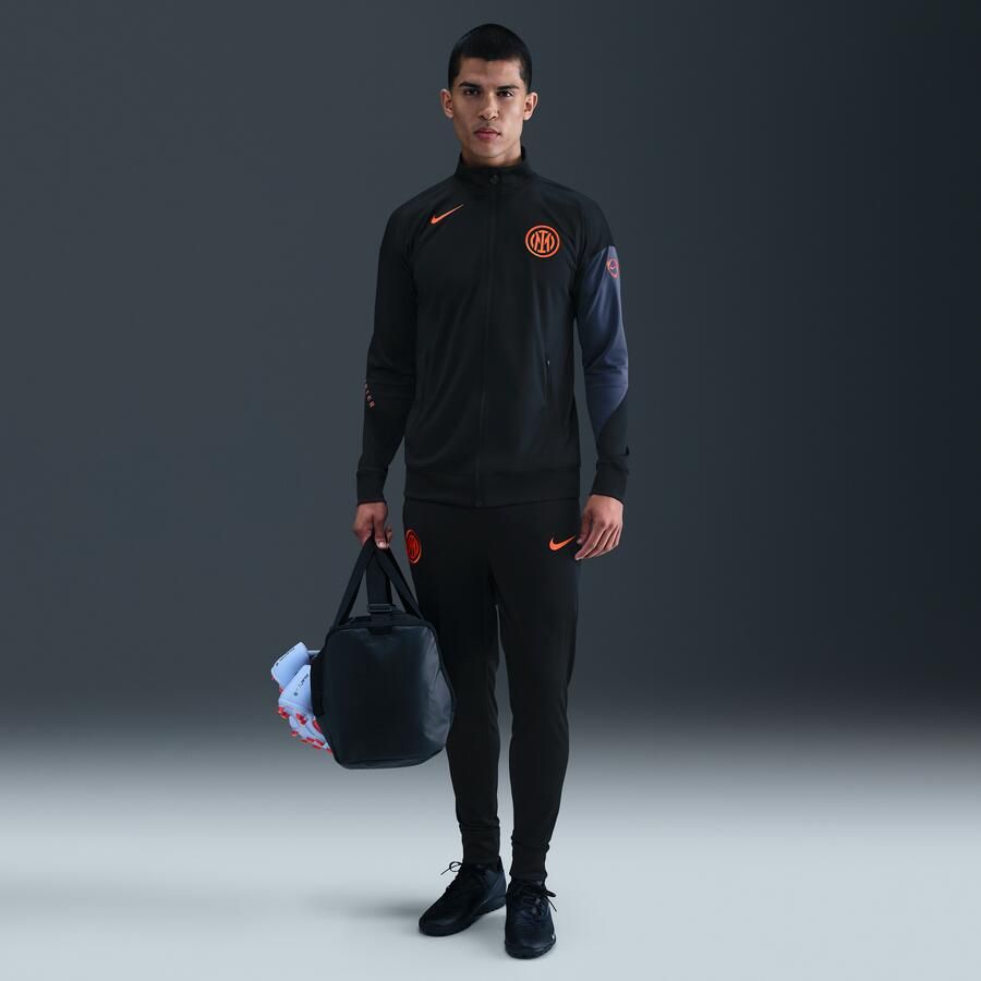 Nike Inter Milan Strike Derde Total 90 knit voetbaltrainingsjack met Dri-FIT voor heren Zwart - Foto 4