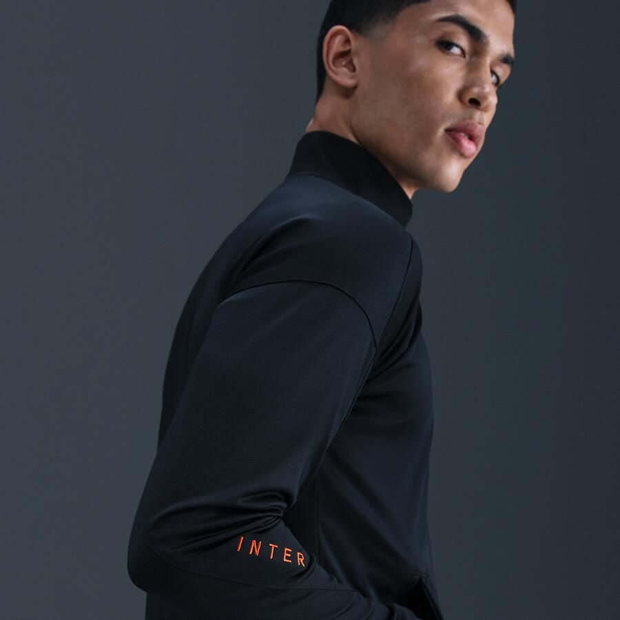 Nike Inter Milan Strike Derde Total 90 knit voetbaltrainingsjack met Dri-FIT voor heren Zwart - Foto 2