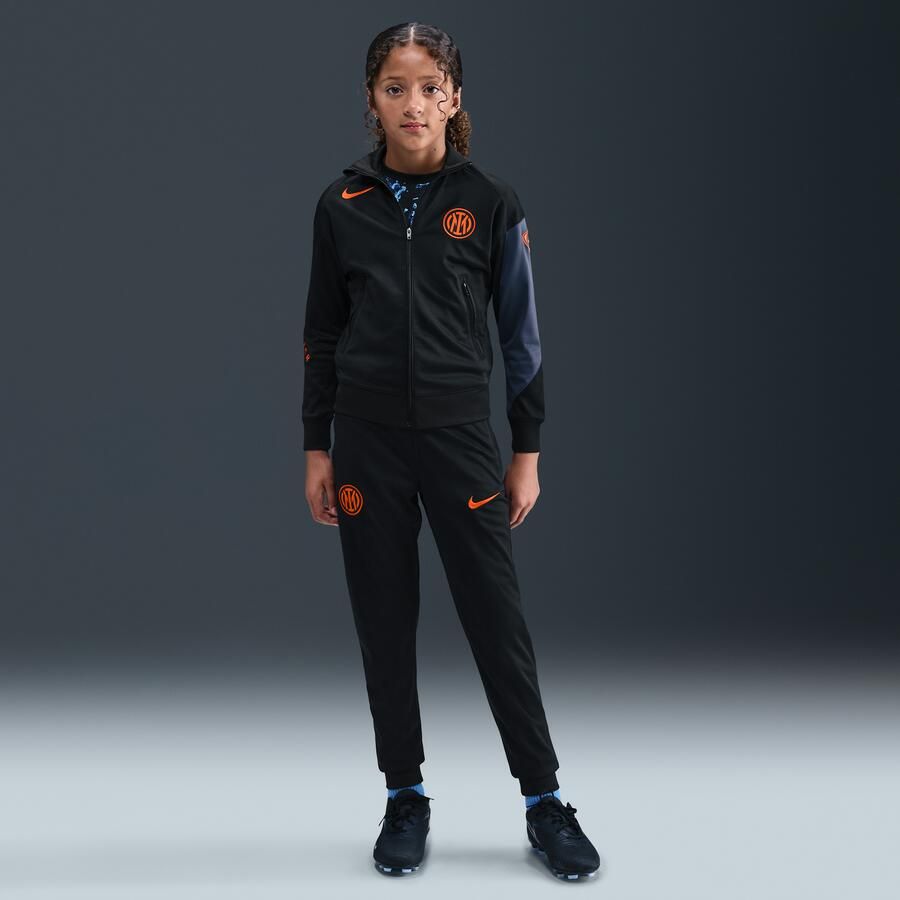 Nike Inter Milan Strike Derde Total 90 knit voetbaltrainingspak met Dri-FIT voor kids Zwart - Foto 4