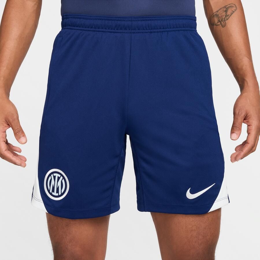 Nike Inter Milan Strike Dri-FIT knit voetbalshorts voor heren Blauw