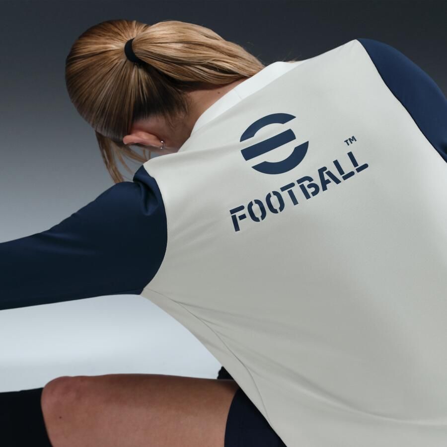 Nike Inter Milan Strike Dri-FIT knit voetbaltop met ronde hals voor dames Grijs