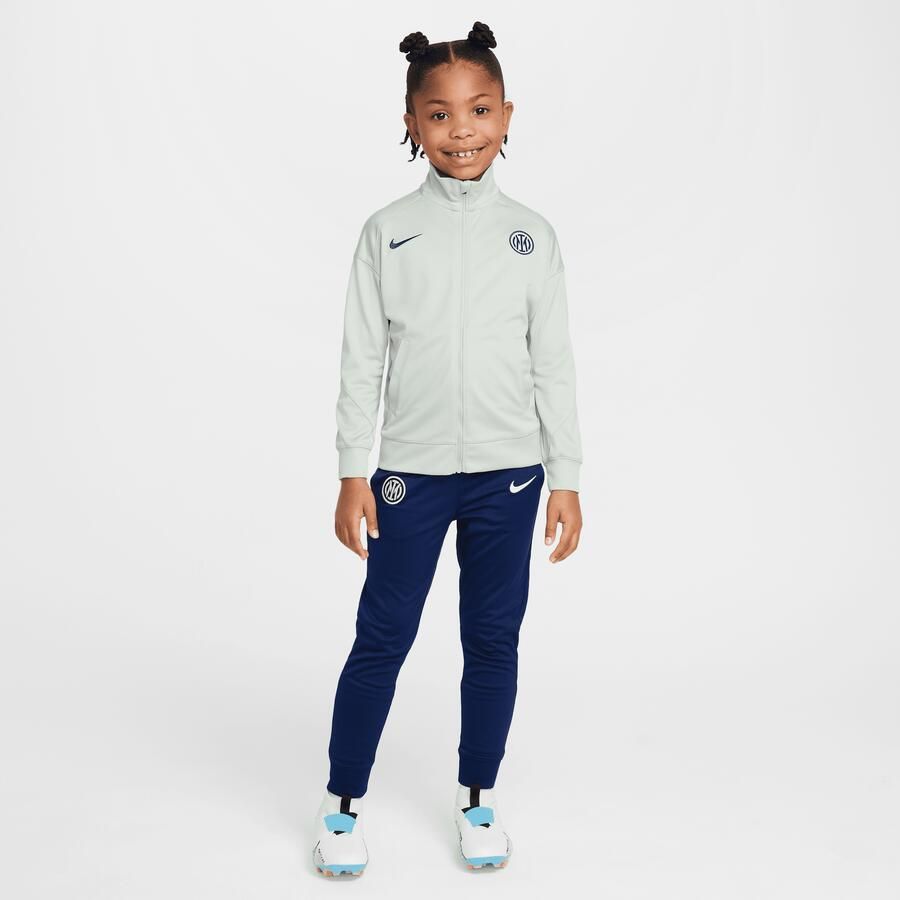 Nike Inter Milan Strike Dri-FIT knit voetbaltrainingspak voor kleuters Grijs - Foto 4