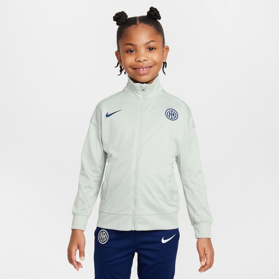 Nike Inter Milan Strike Dri-FIT knit voetbaltrainingspak voor kleuters Grijs