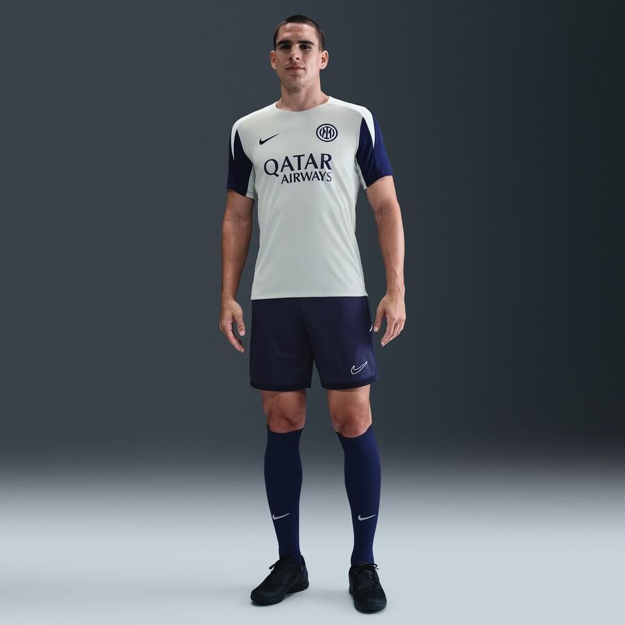 Nike Inter Milan Strike Dri-FIT voetbaltop met korte mouwen voor heren Grijs - Foto 3