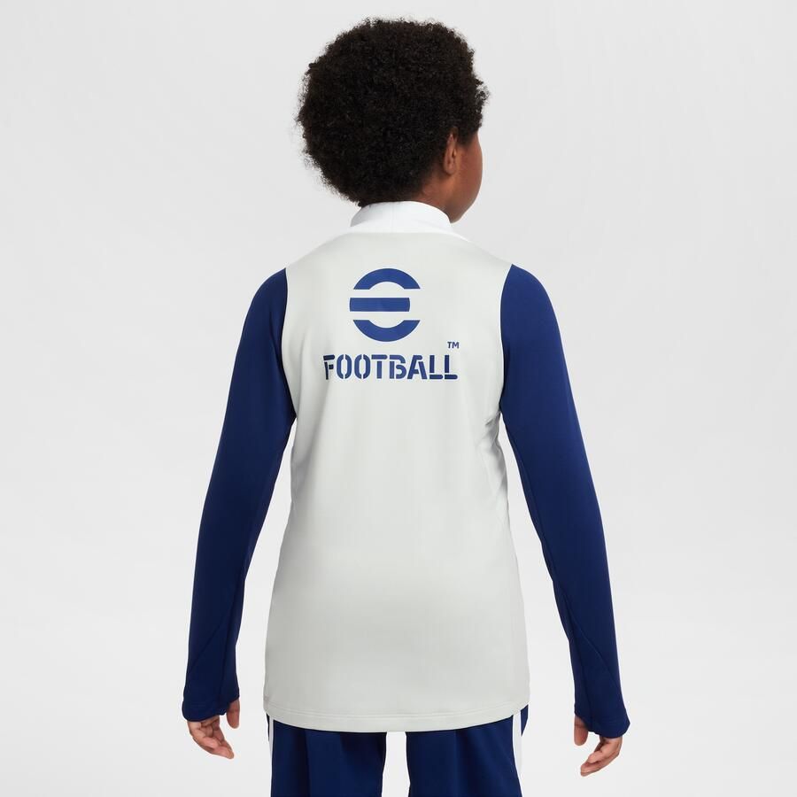 Nike Inter Milan Strike Dri-FIT voetbaltrainingstop voor kids Grijs