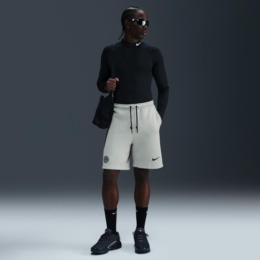 Nike Inter Milan Tech voetbalshorts van fleece voor heren Grijs - Foto 4