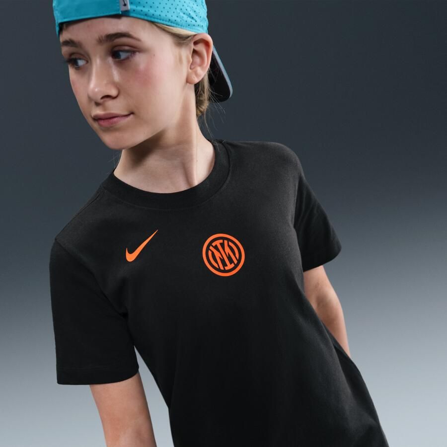 Nike Inter Milan Total 90 voetbalshirt voor kids Zwart - Foto 4