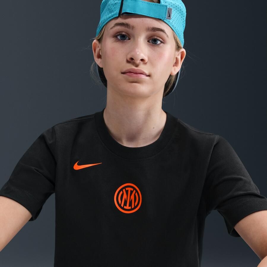 Nike Inter Milan Total 90 voetbalshirt voor kids Zwart - Foto 2