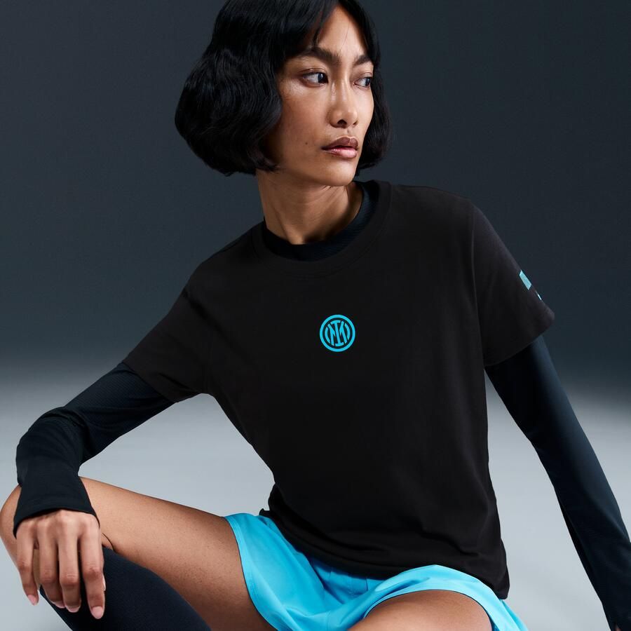 Nike Inter Milan voetbalshirt voor dames Zwart - Foto 2