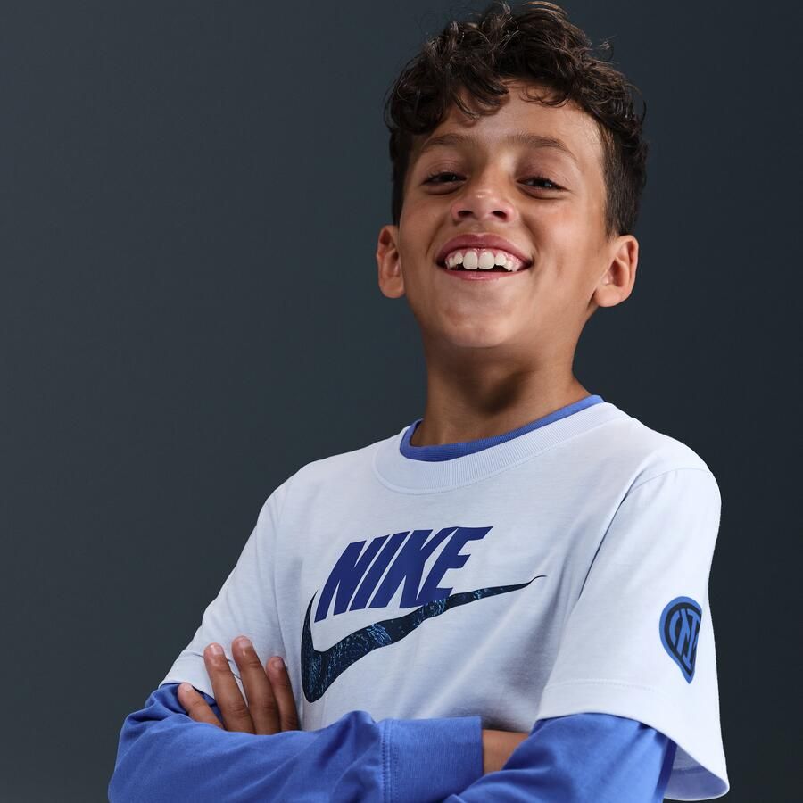 Nike Inter Milan voetbalshirt voor kids Grijs - Foto 2