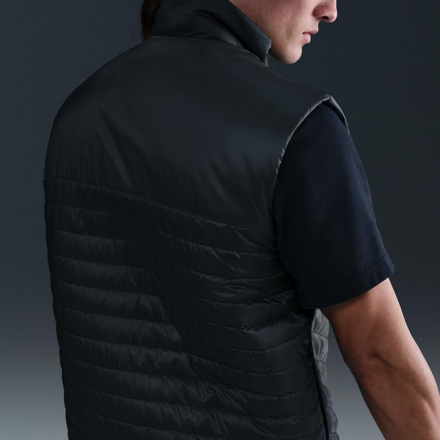Nike Inter Milan Windrunner Therma-FIT middelzware voetbalbodywarmer voor heren Zwart