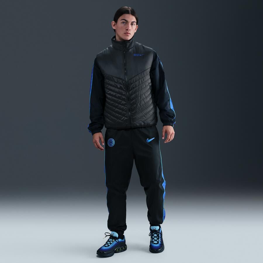 Nike Inter Milan Windrunner Therma-FIT middelzware voetbalbodywarmer voor heren Zwart - Foto 3