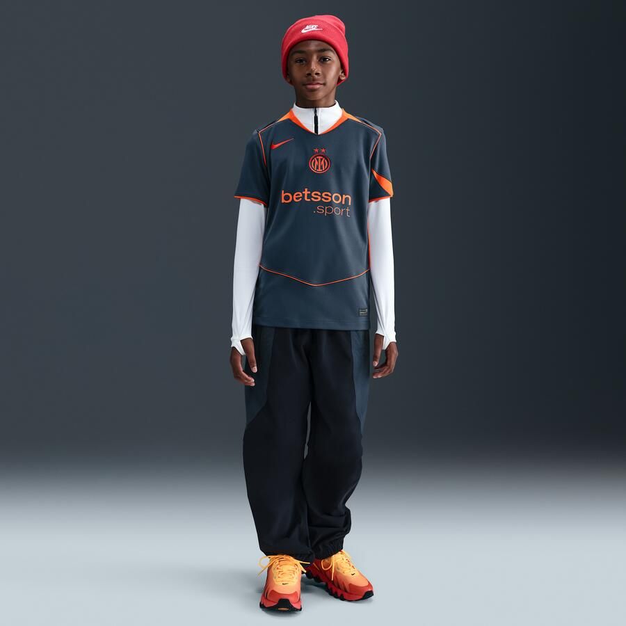 Nike Inter Milan 2025 26 Stadium Derde Total 90 replicavoetbalshirt met Dri-FIT voor kids Blauw - Foto 3