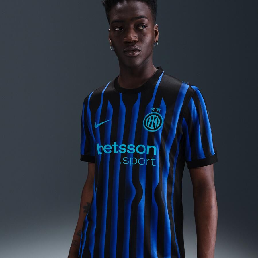 Nike Inter Milan 2025 26 Stadium Thuis Dri-FIT replicavoetbalshirt voor heren Blauw - Foto 4