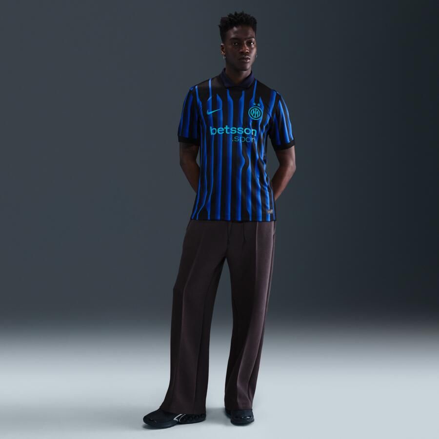 Nike Inter Milan 2025 26 Stadium Thuis Dri-FIT replicavoetbalshirt voor heren Blauw - Foto 3