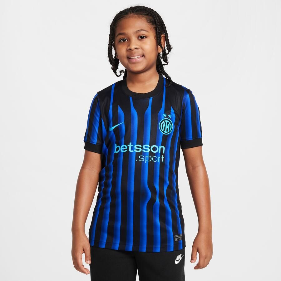 Nike Inter Milan 2025 26 Stadium Thuis Dri-FIT replicavoetbalshirt voor kids Blauw - Foto 4