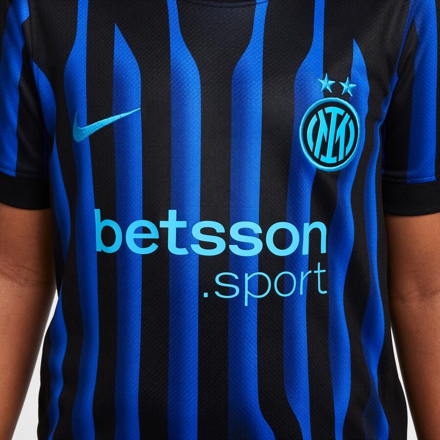 Nike Inter Milan 2025 26 Stadium Thuis Dri-FIT replicavoetbalshirt voor kids Blauw - Foto 3