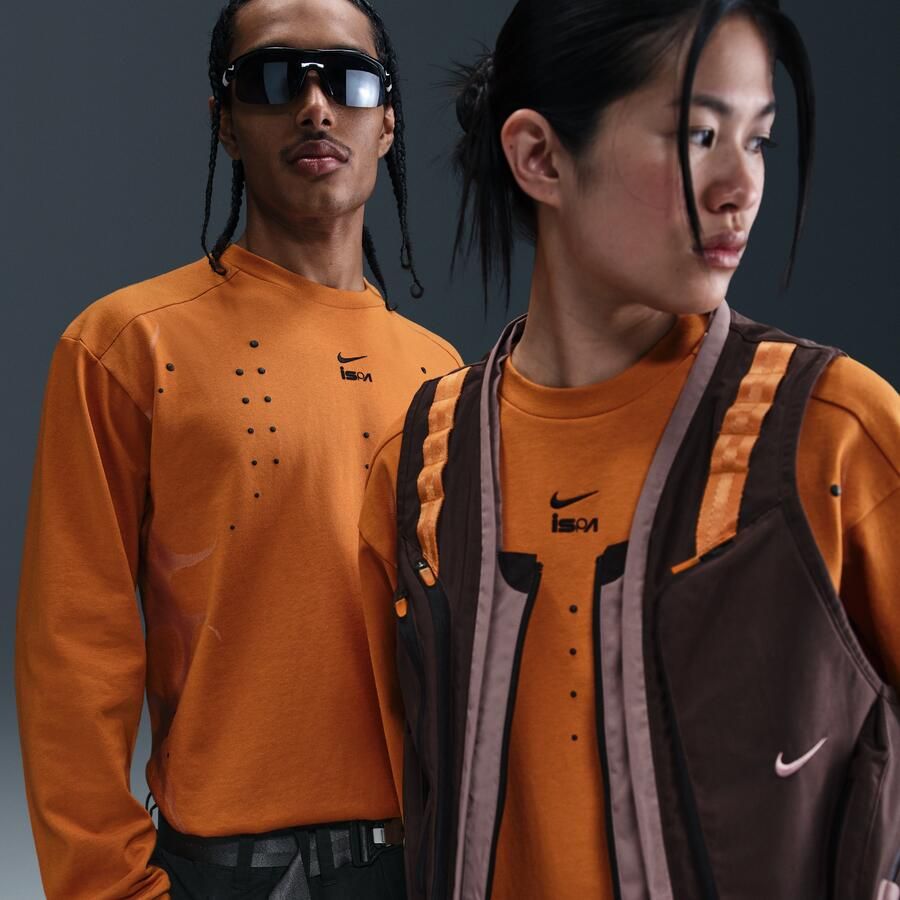 Nike ISPA T-shirt met lange mouwen Oranje - Foto 4