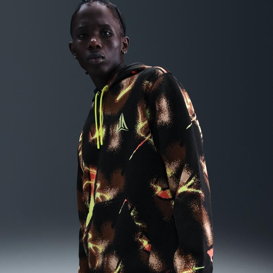 Nike Ja Club Fleece hoodie voor heren Geel - Foto 4