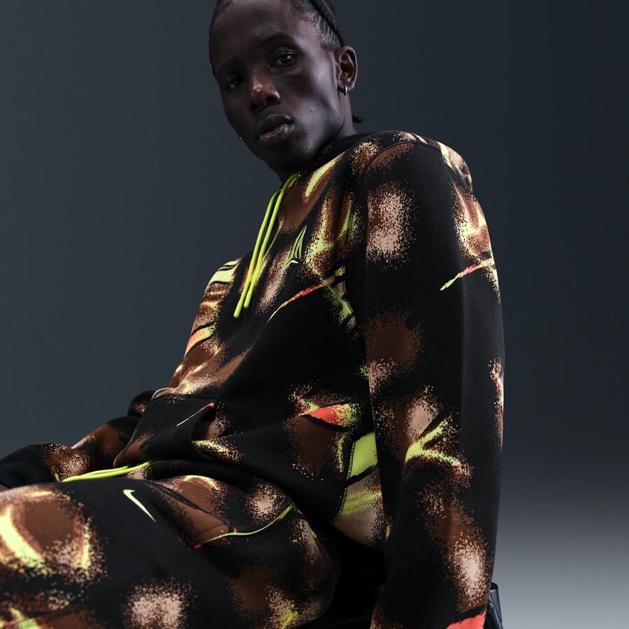 Nike Ja Club Fleece hoodie voor heren Geel - Foto 2