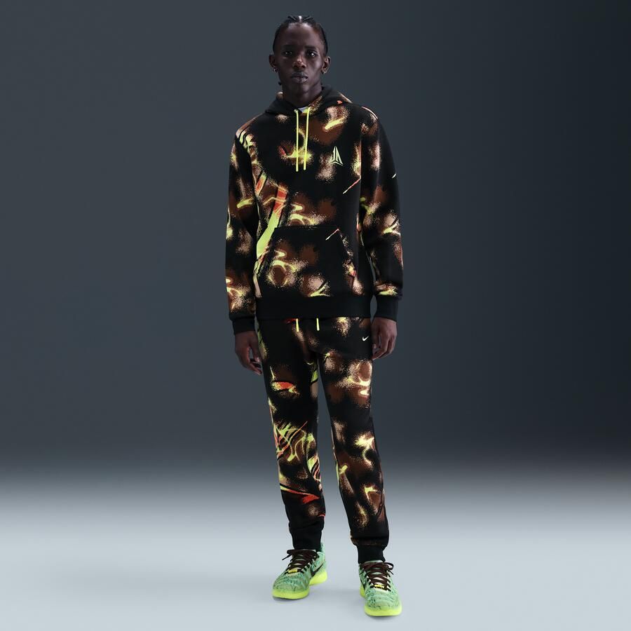 Nike Ja Club Fleece hoodie voor heren Geel - Foto 3